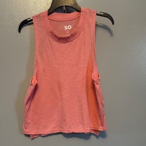 SO pink. Sleeveless Muscle Tee